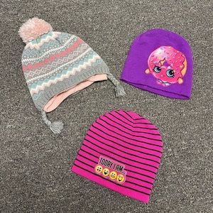FREE With Bundle Of 3! Girls Hat Bundle